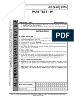 AIITS 1416 PT IV JEEM JEEAMainQuestionsPAPER PDF