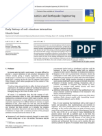 Early History of Soil-Structure Interaction - 2010