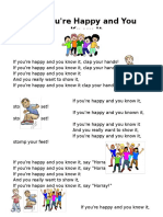 If You'Re Happy-Handout