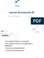 Gestión de Proyectos de BI