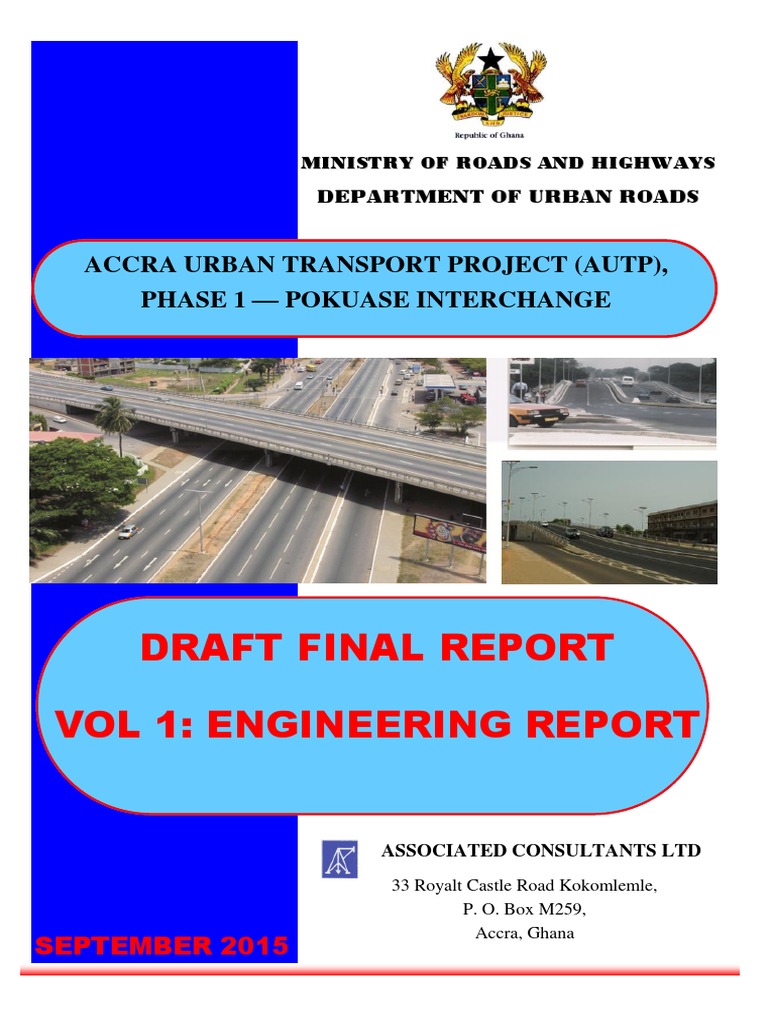 Vol 1. Autp - Draft Final Report - Engineering Report - Sept 15 | PDF ...