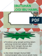 Kebutuhan Psikologi Bumil