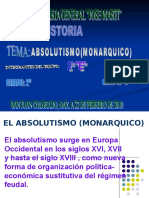 ABSOLUTISMO(MONARQUICO)