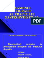Examenul Ecografic Al Tractului Gastrointestinal