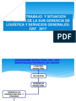 Plan de Trabajo 2017 LOGISTICA