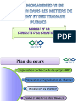 Conduite D'un Chantier BTP