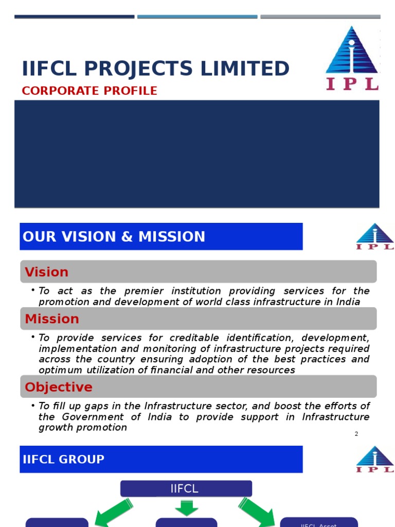 IIFCL Projects Limited Overview | PDF | Public–Private Partnership ...