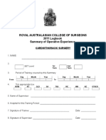 Cardiothoracicsurgicallogbookrevised