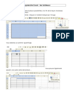 Apprendre Excel Tablaux