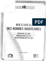 Recueil Des Normes Marocaines Betons, Granulats, Etc