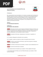 Lei Organica Gravatai RS