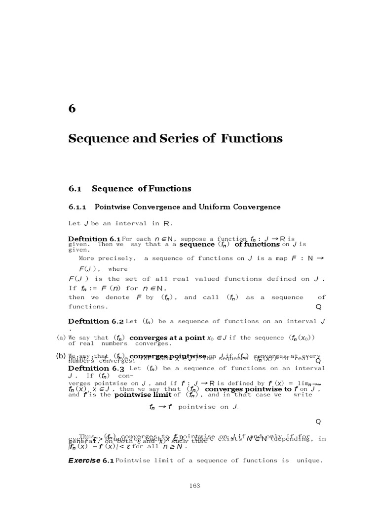 Calcul 1 Ch 6 Series Mathematics Continuous Function