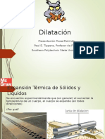 Dilatacion