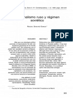 Nacionalismo Ruso y Régimen Sovietico