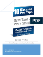 10 Excel Pro Tips eBook - Jon Acampora.pdf