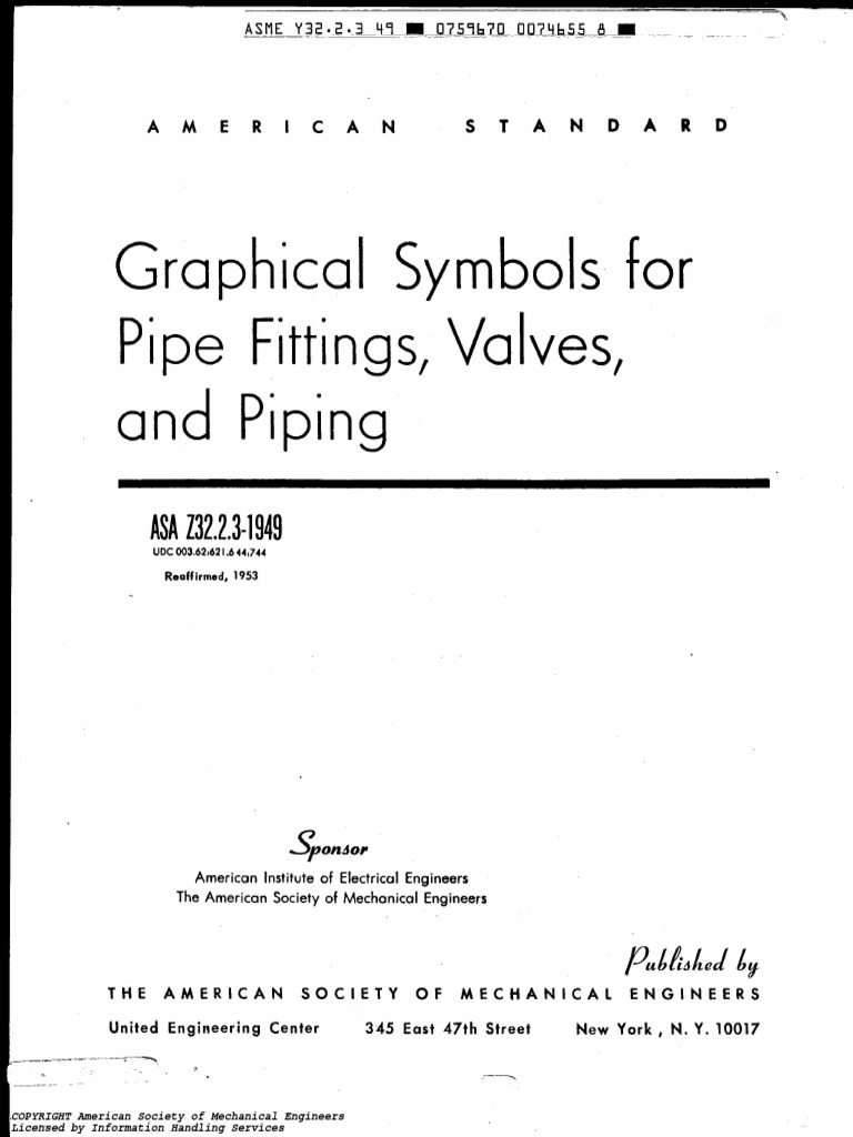 Y32.2.3(Symbols for piping).pdf | Tap (Valve) | Pipe (Fluid Conveyance)