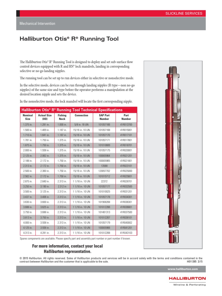 Otis R Running Tool Electrical Engineering Computing