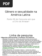 Gênero e Sexualidade Na América Latina