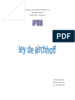 Ley de Kirchhoff