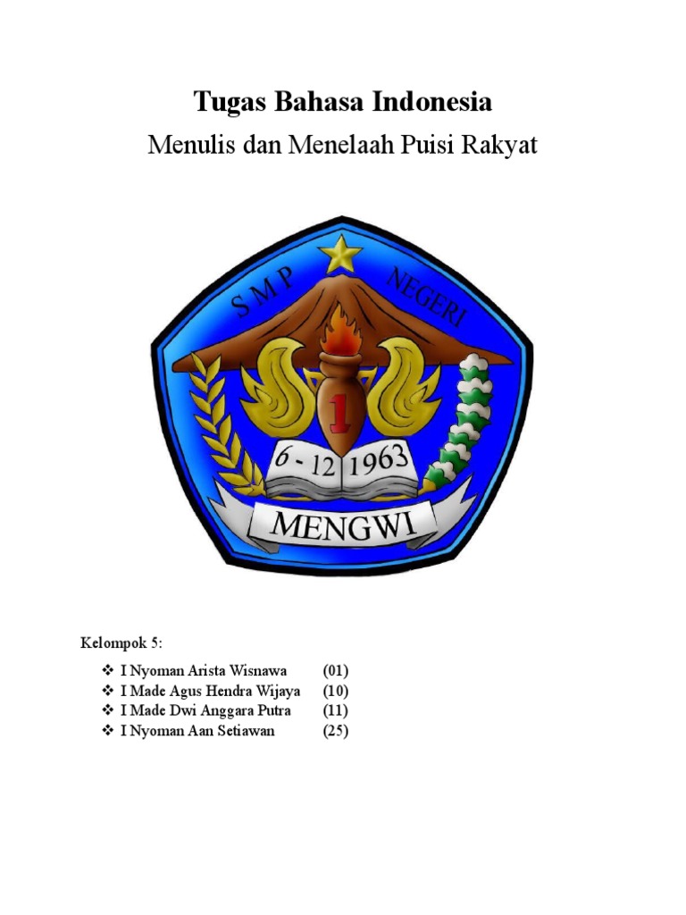 Contoh Pantun Puisi Dan Gurindam Bahasa Indonesia