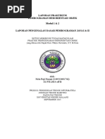 Laporan 1 & 2 Pemrograman Berorientasi Objek (PBO) | Pengenalan Dasar Pemrograman Java I & II