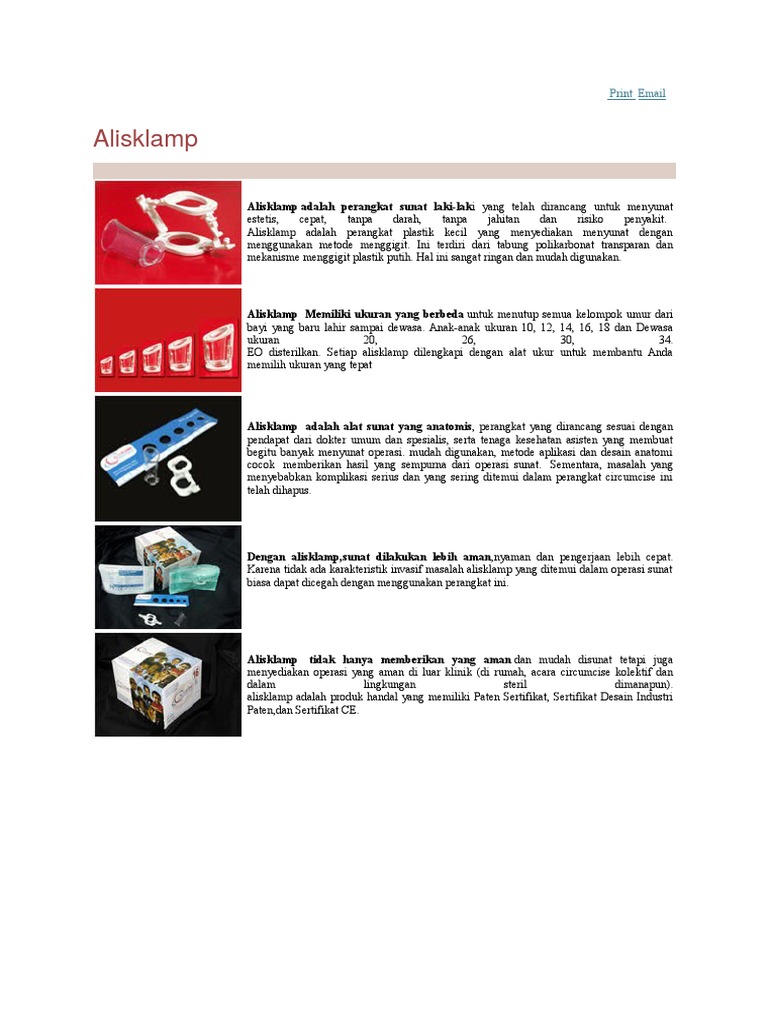 Metode Sunat Alisklamp yang Aman | PDF
