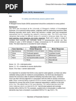 GCS Assessment - Information Sheet