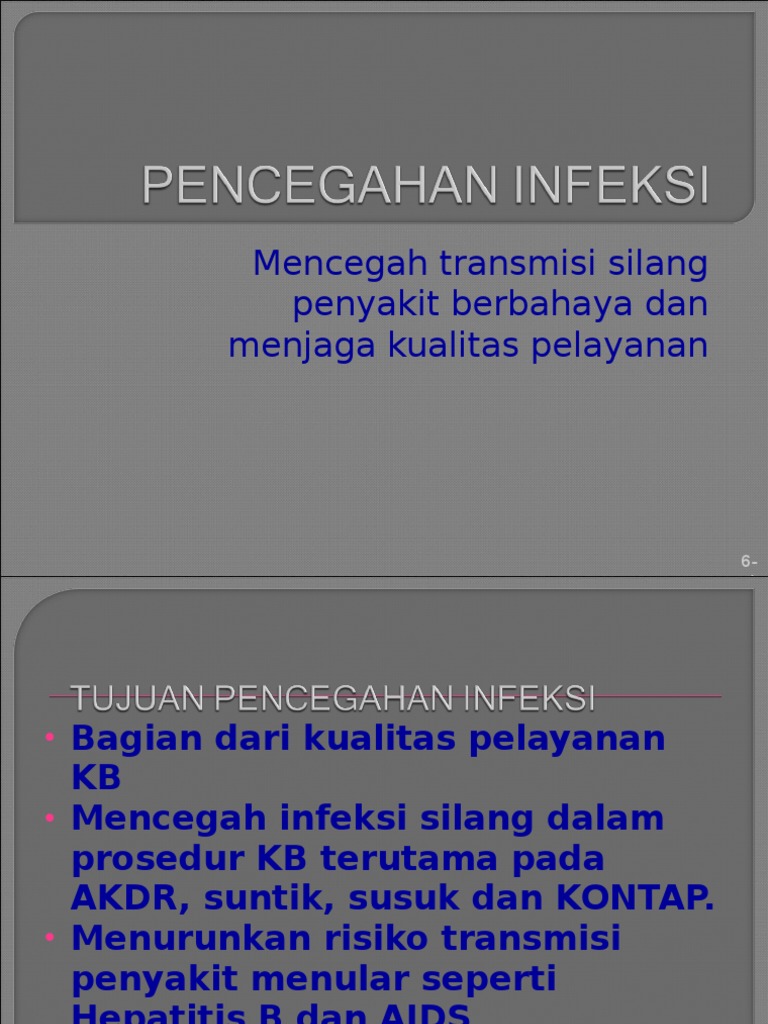 03 Pencegahan Infeksi | PDF
