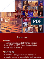 Baroque Music Forms and Genres