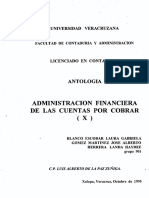 Administración financiera de cuentas por cobrar