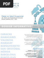 2da Edicion Master en Salud Ocupacional Universidad de Alcala Vzla PDF
