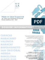 2da Edicion Master en Salud Ocupacional Universidad de Alcala Vzla PDF