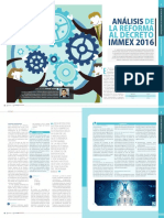 Reforma IMMEX 2016
