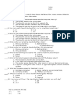 Pre-Test and Post Test