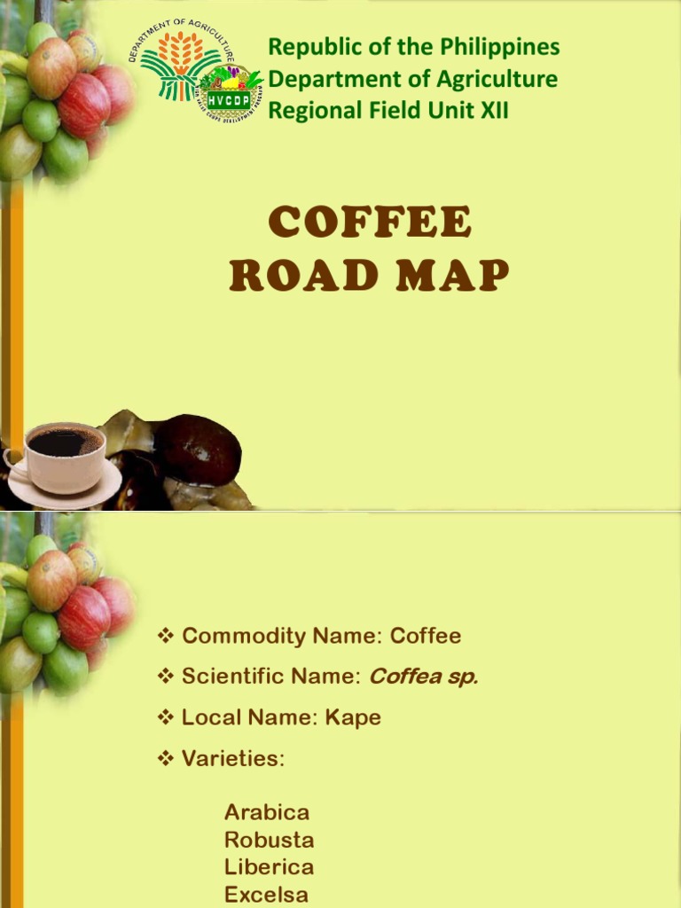 Coffee Roadmap PDF Coffee Crops