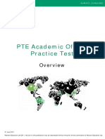 Overview PTE Practice Test