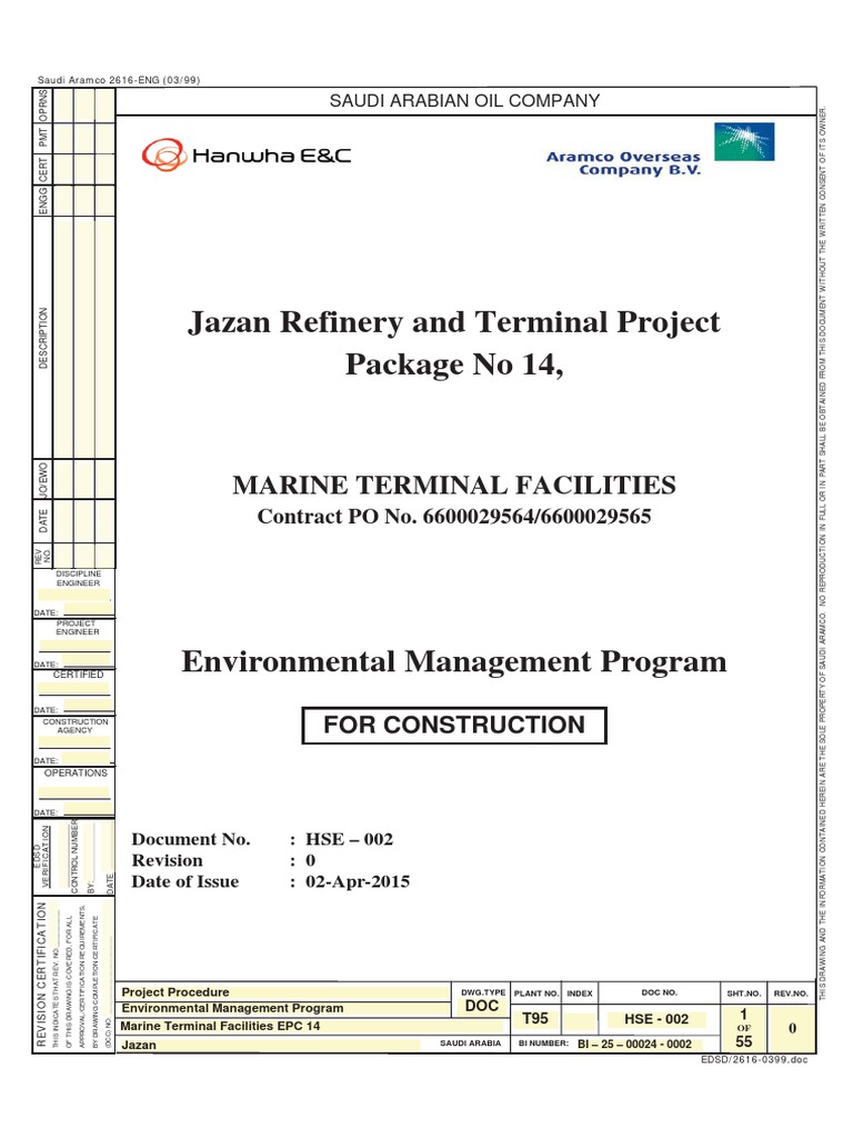 Environmental Management Program Guide | PDF | Sanitation | Waste ...