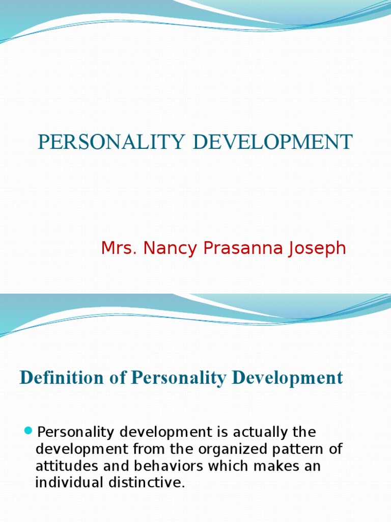 Personality Development Strategies | PDF | Cognitive Science ...