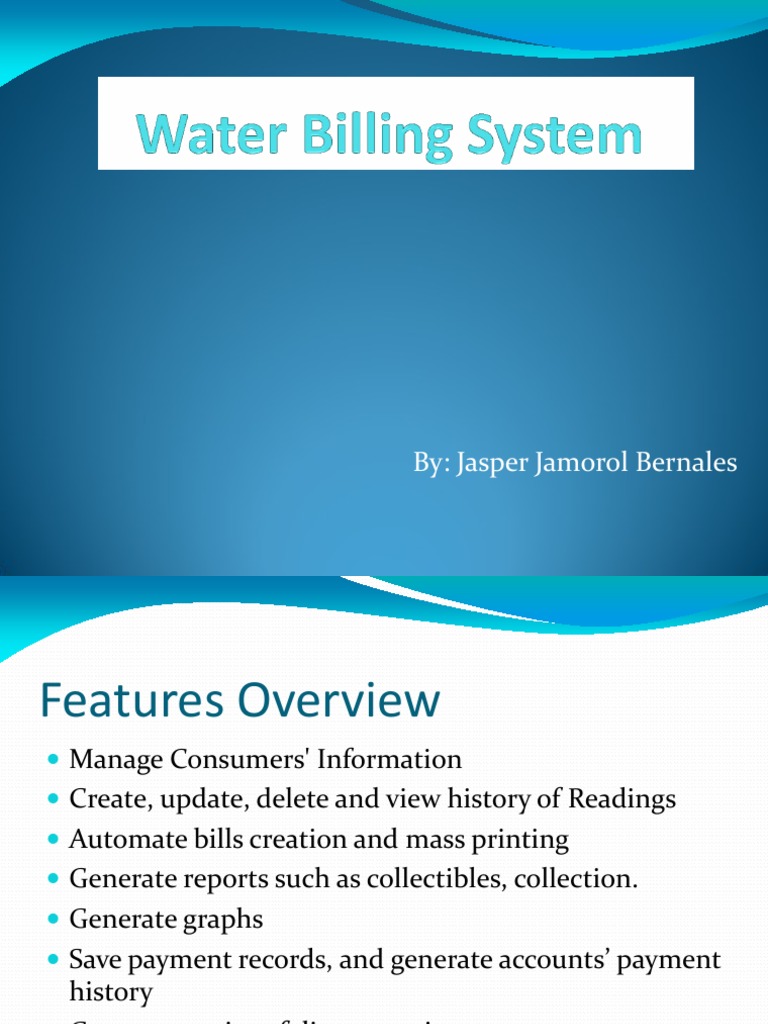 water billing system research paper