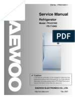 Service Manual Refrigerator FR-631ND FR-710ND