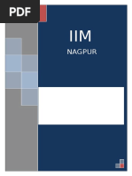 Nagpur: PGP 2016-18 Indian Institute of Management, Nagpur