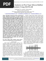 Finite Element Analysis On Post Type Silicon Rubber Insulator Using MATLAB