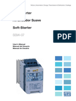 WEG ssw07 Soft Starter Manual br0899.5832 Brochure English PDF