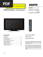 Sanyo LCD-32XH7 Noblex 32LC820H Philco PLH3210 JVC LT32R50 Chasis UE6L