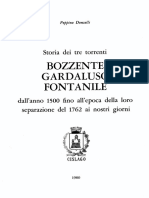 Storia Dei Tre Torrenti Bozzente, Gardaluso e Fontanile