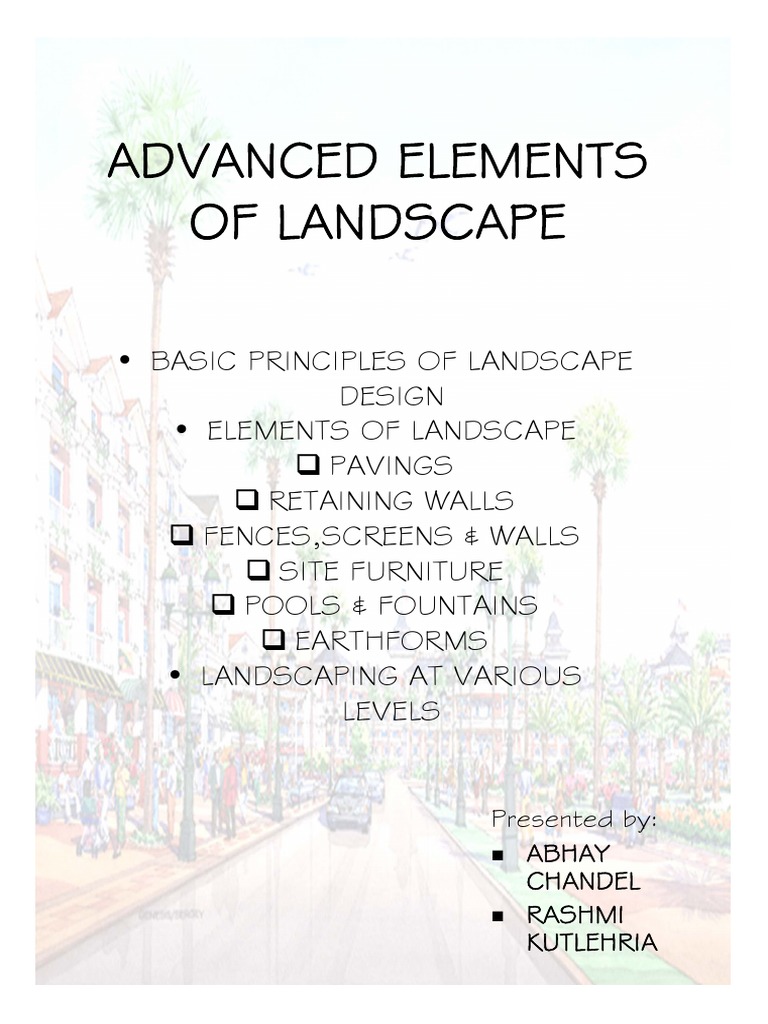 Principles of Landscape Design Overview | PDF | Valley | River