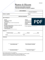 Formulario Solicitud de Licencias y Permisos - MINERD