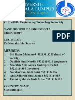 CLB 40002 UniKL MICET Engineering Technologist in Society Assignment 2 (Grouping) : The Ideal Country
