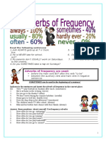  Frequency Adverbs