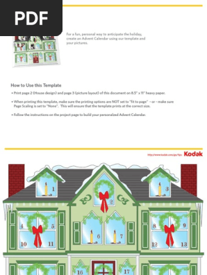 Advent Calendar Template